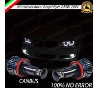 LAMPADE LED H8 LUCI POSIZIONE BMW SERIE 3 E90 E91 E92 E93 ANGEL EYES 20W CANBUS