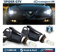 Lampade LED HB3 per Alfa Romeo SPIDER, GTV Luci ANABBAGLIANTI CANbus 6500K