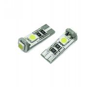 Lampade LED W5W CANBUS NO ERRORE 12V 3 LED Bianco Ghiaccio Plug&Play Coppia