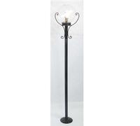 LAMPADE LINEA TAVERN LAMPIONE CM. 150 IN FERRO BATTUTO E VETRO SOFFIATO