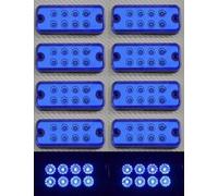 Lampade Marker Lights Blu Contorno LED 24V Per Camion DAF Volvo Scania MAN 10X