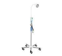 Lampade mediche da visita Lampada For Visita Medica Mobile Da Pavimento, Lampada For Visita Chirurgica A Collo D'oca A LED, Rotazione A 360°/altezza Regolabile/ruote Universali