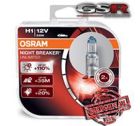 LAMPADE OSRAM H1 NIGHT BREAKER UNLIMITED + 110% 12V 55W 64150NBU