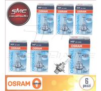 LAMPADE OSRAM H7 ALOGENA HALOGEN 12V 55W ORIGINAL (6 PEZZI) 64210