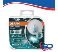 LAMPADE OSRAM H7 COOL BLUE INTENSE 5000K 12V 55W LAMPADINE LUCE BLU INTENSA