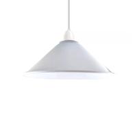Lampade Paralumi Paralume Easy Fit Ciondolo Metallo Bianco Cucina Soggiorno