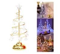 Lampade per Albero di Natale Ornamento Luce Notturna per Albero in Metallo per