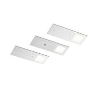 Lampade per mobili 'Nortra' dimmerabile (Moderno) colore Grigio, in Alluminio ad es. Soggiorno & Sala da pranzo (3 luci, lampadina inclusa) di Arcchio | Lampadine per basamento