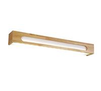 Lampade per specchio da bagno Luce frontale a specchio a LED Fari per specchio da bagno Lampada da parete in legno massello Lampada da comodino Camera da letto Fari a specchio Illuminazione da parete