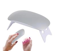 Lampade per unghie per smalto gel, Lampada gel, Luce LED per smalto gel, Lampada polimerizzante professionale portatile, lampada UV a LED per unghie in gel con 2 impostazioni del timer per unghia e un