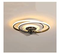 Lampade per Ventilatore a Soffitto in Metallo, Ventilatore a Soffitto a Basso Profilo per Interni, Ventilatore a Soffitto Moderno e Semplice in Stile Europeo Condario.