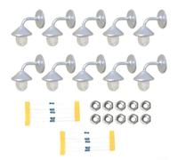 Lampade pubbliche della scala LED di HO 10pcs bianco caldo per la scala LED