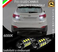 LAMPADE RETROMARCIA 13 LED T15 W16W CANBUS PER HYUNDAI IX35 6000K NO ERROR