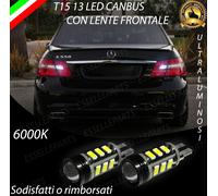 LAMPADE RETROMARCIA 13 LED T15 W16W CANBUS PER MERCEDES CLASSE E W212 6000K