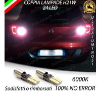 LAMPADE RETROMARCIA 24 LED H21W BAY9S CANBUS RENAULT KADJAR 6000K NO AVARIA