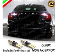 LAMPADE RETROMARCIA 24 LED H21W BAY9S CANBUS VOLVO S60 MK2 6000K NO AVARIA