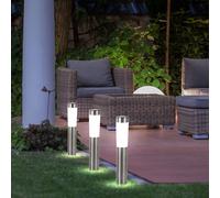 Zone All'Aperto Lampade Solari Lampada a Spiedo Balcone Chiodi 3er Set LED