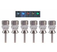 Lampade Solari Con Cambio Colore Set Di 6 Lampade Da Giardino