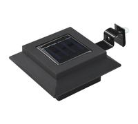 VidaXL Confezione da 6 Faretti Solari LED per Esterno 12 cm Nero