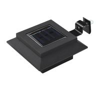 Lampade Solari da Esterno 12 pz LED Quadrate 12 cm Nere