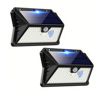 Lampade solari da esterno con di in confezioni /4/6, 185 LED e 3 modalità. Ideali per illuminare muri, giardini, patio, garage, ingressi, piscine, scale e .