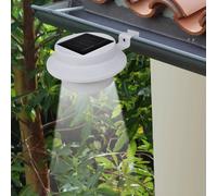 Lampade Solari da Esterno per Recinzioni 12 pz LED Bianco