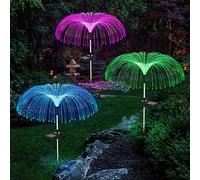 Lampade solari da giardino 2 pezzi meduse luci solari giardino 7 colori impermeabili diversi colori che cambiano colore per patio yard Garden Decor decorazione per giardino, prato, balcone, terrazza,