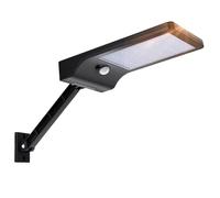 Lampade Solari da Giardino con Sensore di Movimento， Luce Fredda 6500K， 400lm. Lampada da Parete a LED， Raggio di Rilevamento del Movimento di 5-7 m a 120º， IP65. Luce di Sicurezza per Esterni.