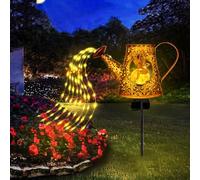 Lampade solari da giardino, per esterni, 1 pezzo, decorazione da giardino, fata dei fiori, impermeabile, lampada solare da giardino, elfo, metallo, decorazione per il balcone