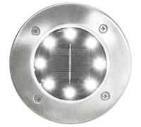 Lampade Solari da Terra 8 pz Luci a LED Bianche