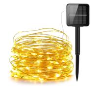 Lampade solari per esterni a LED 10m/20m/30m/50m LED Luci della stringa Fata Vacanze Festa di Natale Ghirlande Solare Giardino Luce impermeabile
