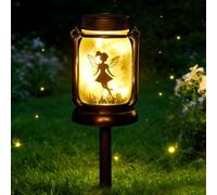 Lampade solari per esterni, lanterne solari per esterni, impermeabili Ip65, luci solari da giardino, luci decorative per giardino, fatina delle farfalle in barattolo per patio, valanga, giardino