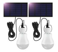 Lampade Solari Sospensione da Esterno 3W con 3,45m Cavo Ricaricabili Luce LED