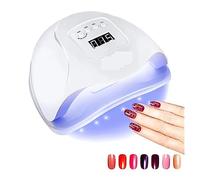 lampade UV per unghie in gel, Lampada for asciugatura unghie portatile da 120 W e 80 for la polimerizzazione di tutti gli smalti in gel UV LED(1)