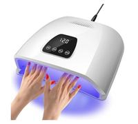 lampade UV per unghie in gel, Lampada professionale for asciugatura unghie UV LED con touch screen e sensore automatico