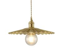 Lampadier Stile Industriale retrò, Paralume della Lampada appesa in Rame Forma di Ombrello Creativo, apparecchio per Illuminazione soffitto a Vite E27, Decorazione corridoio del Balcone tè Light