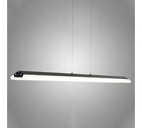 Lampadiers LED LED Geometric Aiuminazione a Sospensione Funzione Lampadella lineare Minimalista, Moderna Lampada a Sospensione del soffitto a Strisce Lunga, Industriale per la Camera da Letto per la