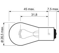 Valeo Lampadina ESSENTIAL GL HLAMPE 032101 Fendinebbia/Luce di chiusura F/R Abarth Alfa Romeo