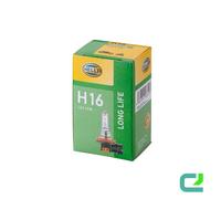 Lampadina 12 V 19 W H16 Alogena PGJ19-3 Trasparente HELLA Lunga Vita per U. A.