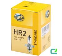 Lampadina 12 V 60/55 W R2 (Bilux) Alogena P45t Trasparente HELLA STANDARD