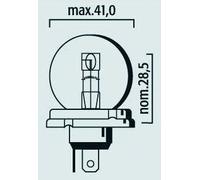 Lampadina 12V 45/40W P45T R2 CODICE EUROPEO / 9210