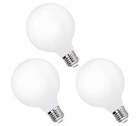 Lampadina a Bianca a Vite Edison Attacco E27 Globo Grande G95 LED 6W 650Lm Luce Fredda 6000K per Lampada a Sospensione Piantana, Angolo di Illuminazione 360°, Non Dimmerabile Lot di 3 di ENUOTEK