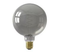 Lampadina a filamento E27 G125 LED 2100K molto calda dimmerabile con finitura in titanio 4W E27/ES 240V