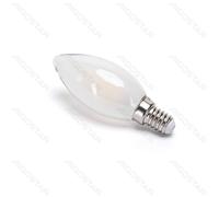 Lampadina a filamento LED satinata C35 E14 4.9W