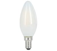 Lampadina a filo. LED, E14, 470lm remp. 40 W, candela, blc chd, opaco, RA90, ...
