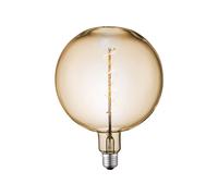 Lampadina a LED a forma di globo Lucande, E27 4W, Ø 18 cm, 2700K, ambra LUCANDE