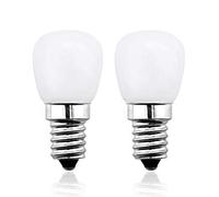 Lampadina a LED E14 AC/DC 12 V 2 W T26 luce bianca calda 3000K angolo di diffusione 360° 200lumen per camper barca cortile illuminazione (2 pezzi non dimmerabile)