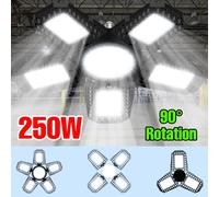 Lampadina a LED E27/E26 Lampada da garage AC 220V Pieghevole Deformabile Lampade ad alta baia 110V Faretto per casa Magazzino Officina Seminterrato