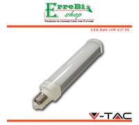 LAMPADINA A LED E27 PL 10W 850 LUMEN 3000K° LAMPADA V-TAC 4375 ALTA LUMINOSITà