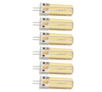 Lampadina a LED G4, dissipazione rapida di calore 700LM 72LED Lampada G4 in silicone 7 W Illuminazione a 360 gradi 6 pz per lampada da tavolo per plafoniera per lampada a sospensione (luce calda)